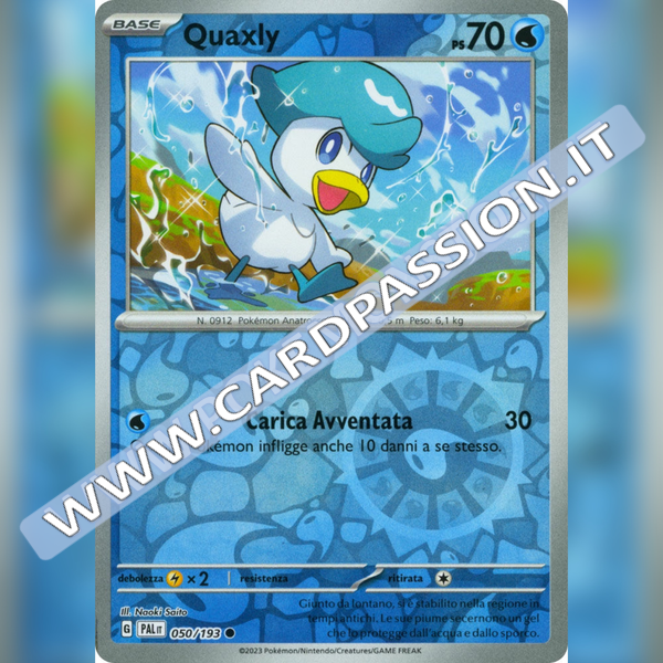 050/193 Quaxly Reverse | Evoluzioni a Paldea