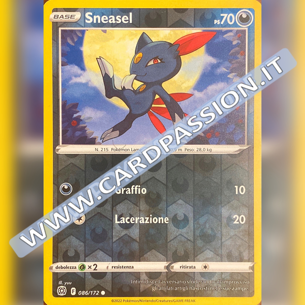 086/172 Sneasel Reverse | Astri Lucenti - Card Passion