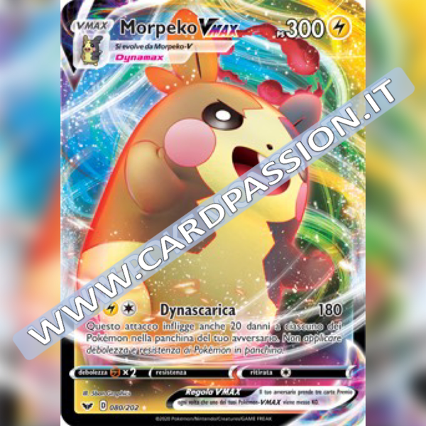 080/202 Morpeko VMax | Spada e Scudo - Card Passion