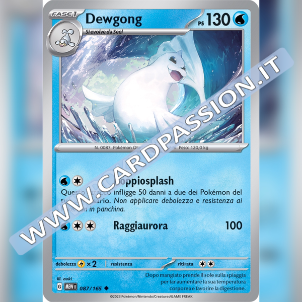 087/165 Dewgong | Scarlatto e Violetto 151