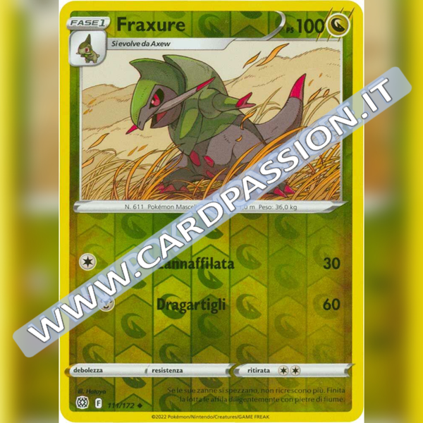 111/172 Fraxure Reverse | Astri Lucenti - Card Passion