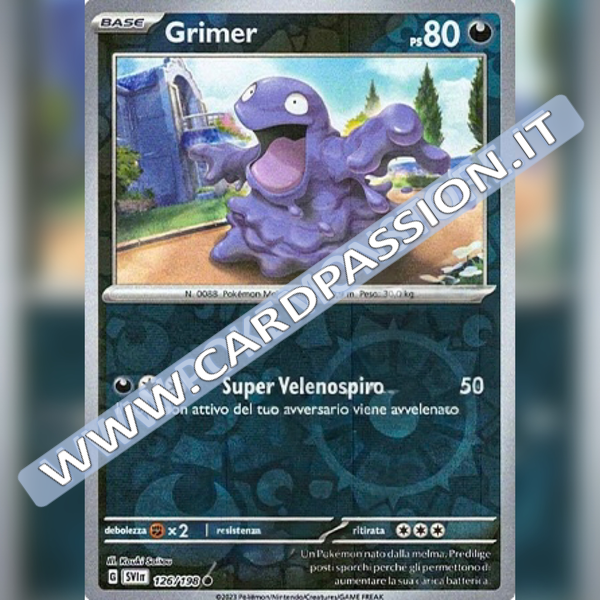 126/198 Grimer Reverse | Scarlatto e Violetto
