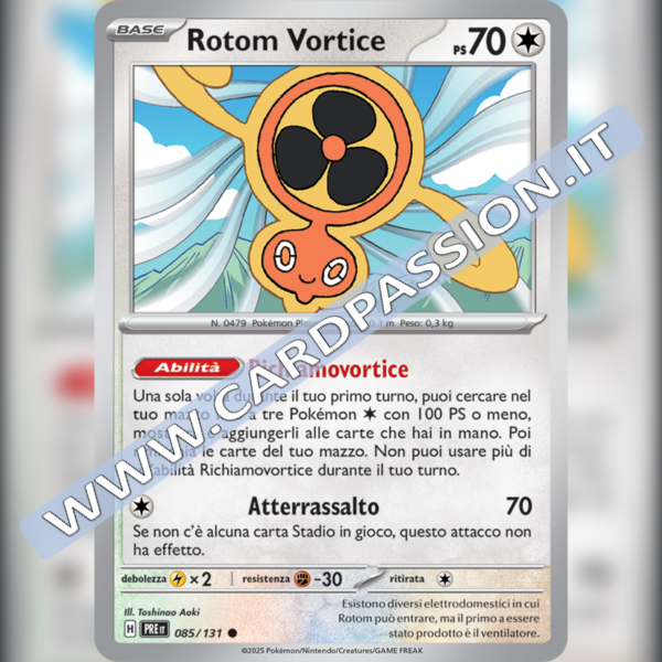 085/131 Rotom Vortice | Evoluzioni Prismatiche