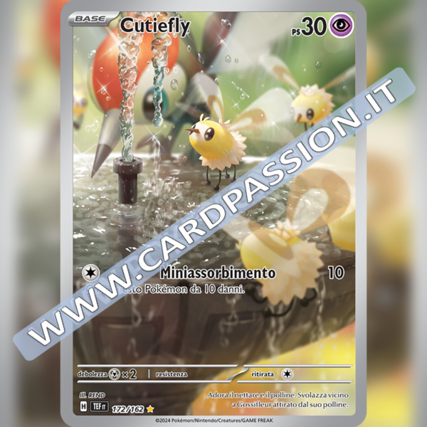 172/162 Cutiefly illustrazione Rara | Cronoforze