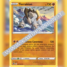 097/195 Terrakion Holo | Tempesta Argentata