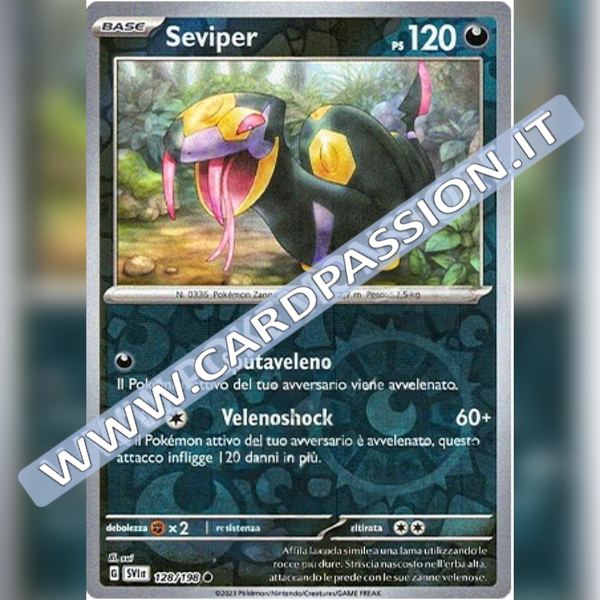 128/198 Seviper Reverse | Scarlatto e Violetto