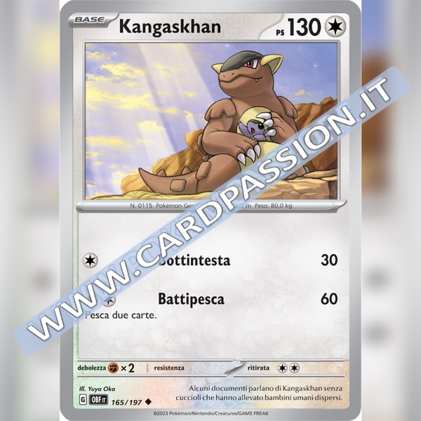 165/197 Kangaskhan | Ossidiana Infuocata