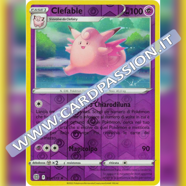 054/172 Clefable Reverse | Astri Lucenti - Card Passion