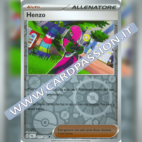 077/091 Henzo Reverse | Destino di Paldea