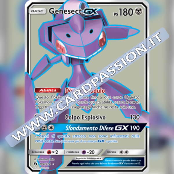 204/214 Genesect GX (Full Art) | Tuoni Perduti - Card Passion