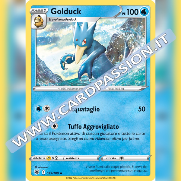 029/189 Golduck Non Comune | Lucentezza Siderale - Card Passion