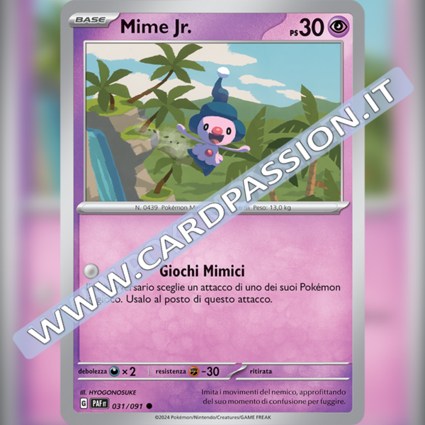 031/091 Mime Jr. | Destino di Paldea