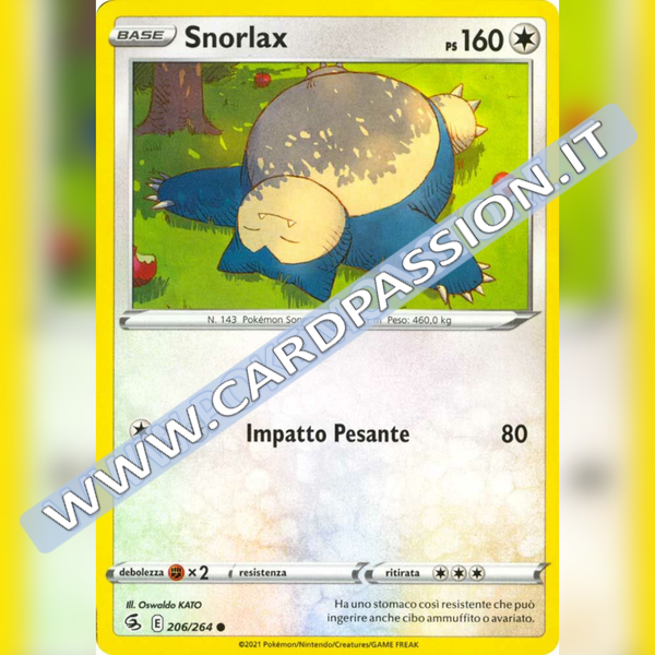 206/264 Snorlax | Colpo Fusione - Card Passion