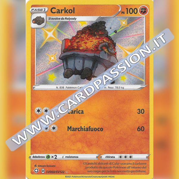 SV068/SV122 Carkol Baby Shiny | Destino Splendente