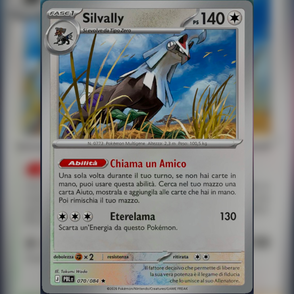 070/084 Silvally Reverse | Buio Pesto