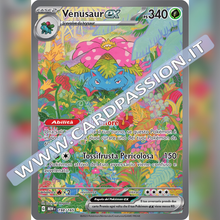 198/165 Venusaur ex (Alternative Art) | Scarlatto e Violetto 151