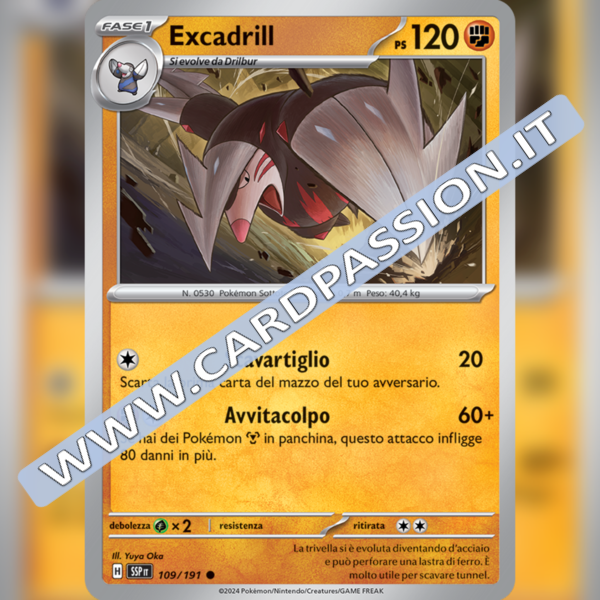 109/191 Excadrill | Scintille Folgoranti