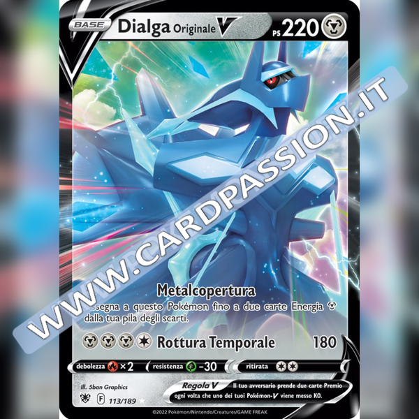 113/189 Dialga Originale V | Lucentezza Siderale - Card Passion