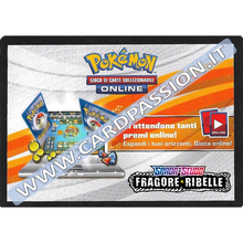 ★ Fragore Ribelle | Codici Pokémon GCC Online - Card Passion