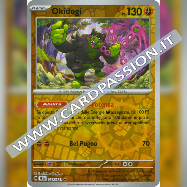 057/131 Okidogi Reverse | Evoluzioni Prismatiche