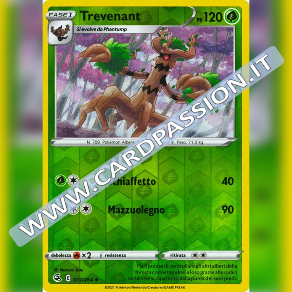 017/264 Trevenant Reverse | Colpo Fusione - Card Passion