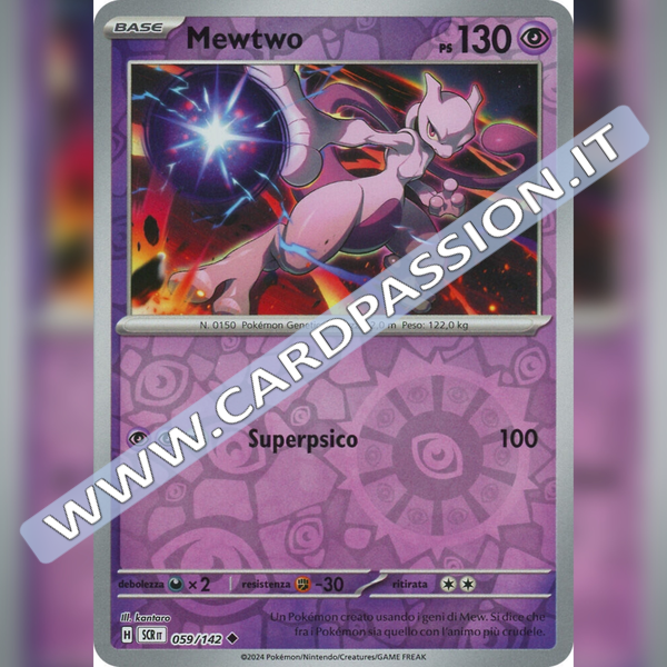 059/142 Mewtwo Reverse | Corona Astrale