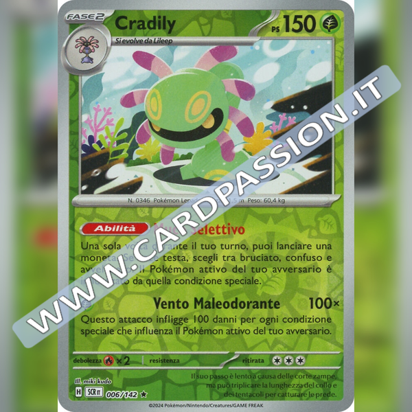 006/142 Cradily Reverse | Corona Astrale