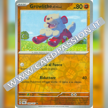 099/167 Growlithe di Hisui Reverse | Crepuscolo Mascherato
