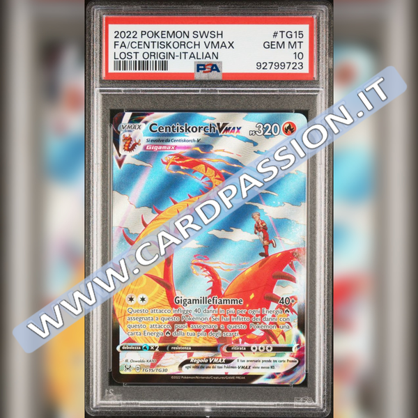 TG15/TG30 Centiskorch VMax | Origine Perduta - PSA 10