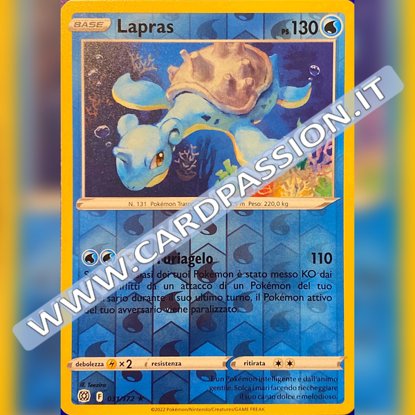 031/172 Lapras Reverse | Astri Lucenti - Card Passion