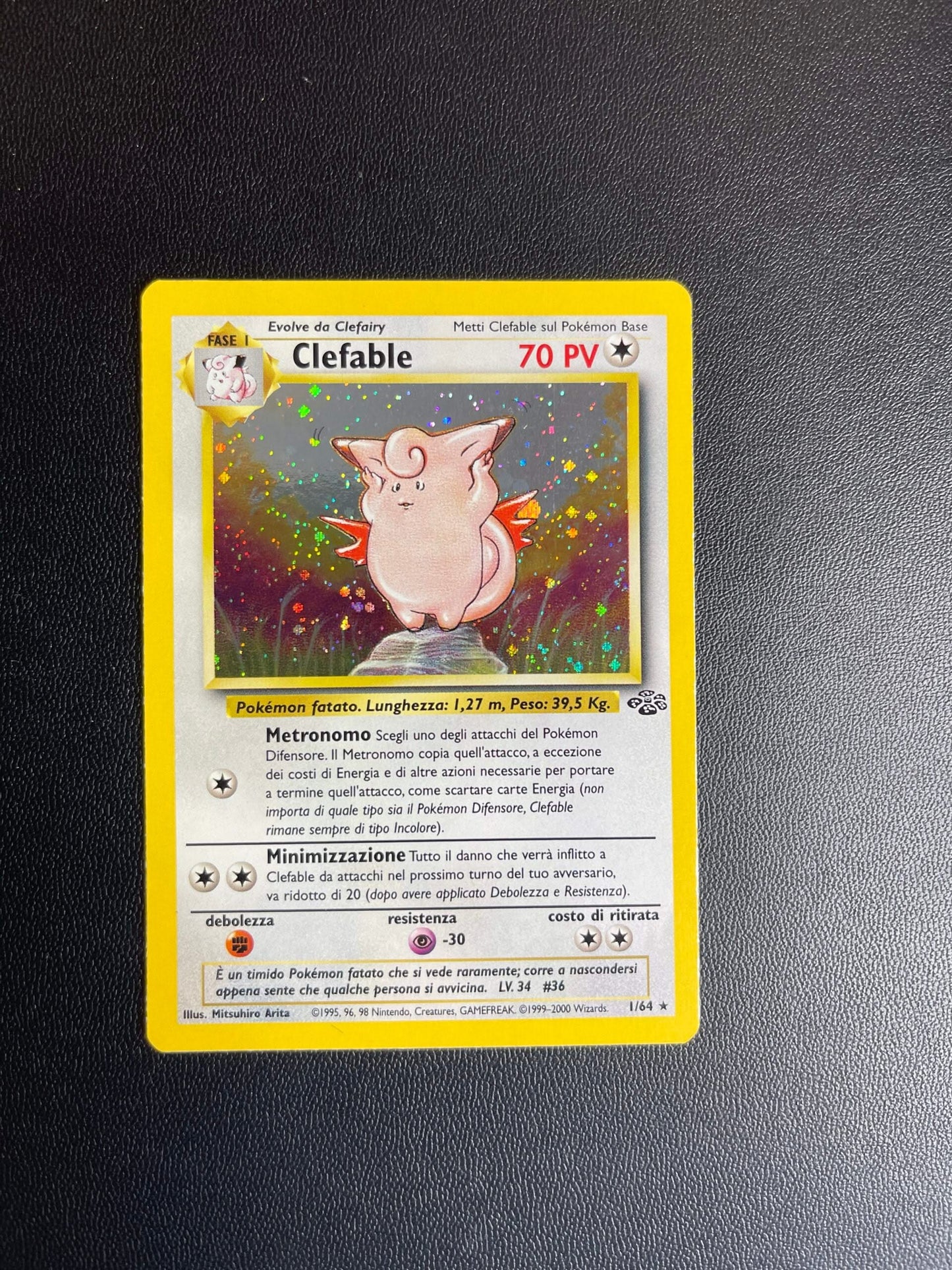 1/64 Clefable Holo Excellent | Set Jungle (IT)