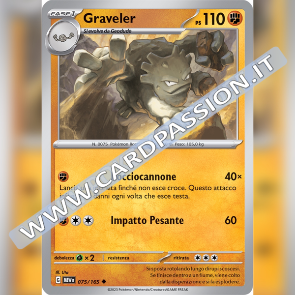 075/165 Graveler | Scarlatto e Violetto 151