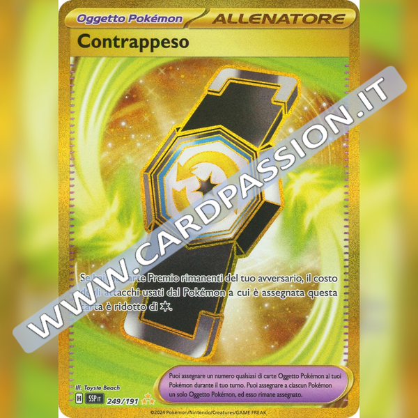 249/191 Contrappeso Gold | Scintille Folgoranti