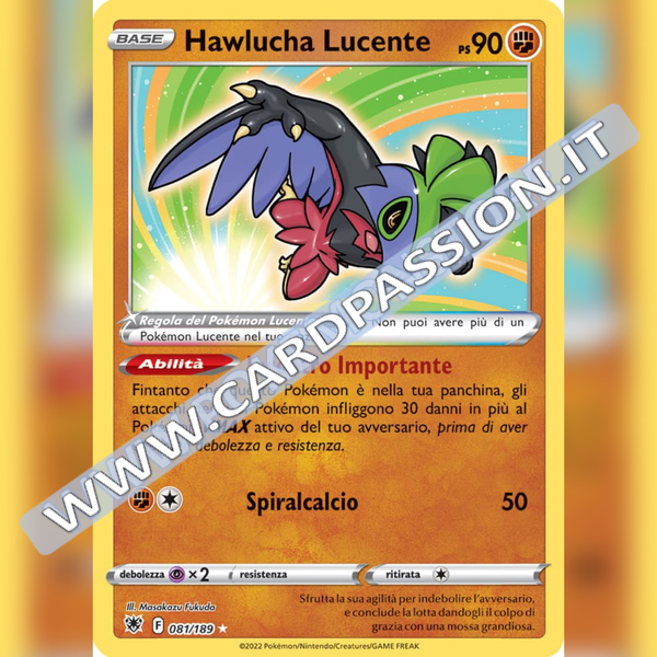 081/189 Hawlucha Lucente | Lucentezza Siderale - Card Passion