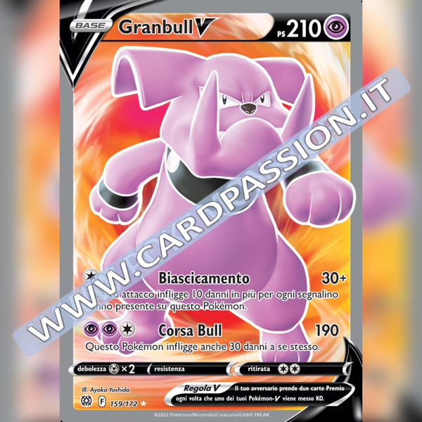 159/172 Granbull V (Full Art) | Astri Lucenti - Card Passion