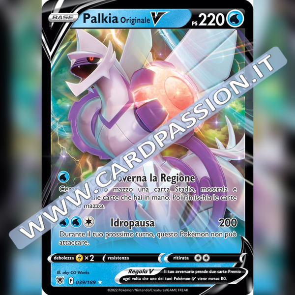 039/189 Palkia Originale V | Lucentezza Siderale - Card Passion