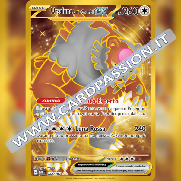 222/167 Ursaluna Luna Cremisi ex Gold | Crepuscolo Mascherato