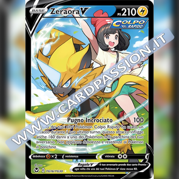 TG16/TG30 Zeraora V | Tempesta Argentata