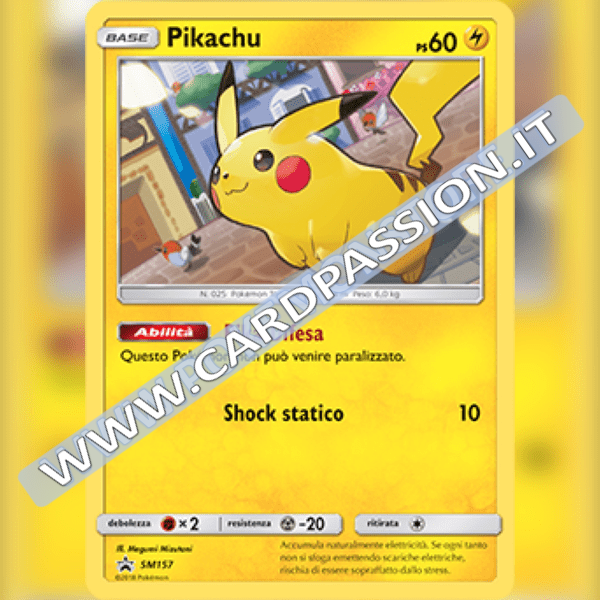 SM157 Pikachu Holo | Black Star Promo - Card Passion