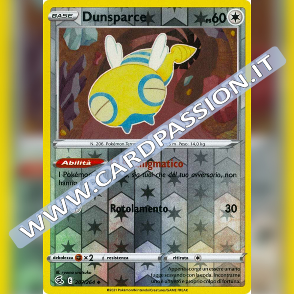 207/264 Dunsparce Reverse | Colpo Fusione - Card Passion