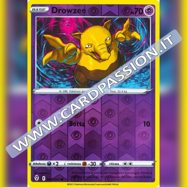 061/203 Drowzee Reverse | Evoluzioni Eteree - Card Passion