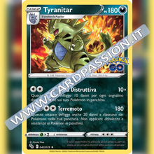 043/078 Tyranitar Rara Holo | Pokemon GO - Card Passion