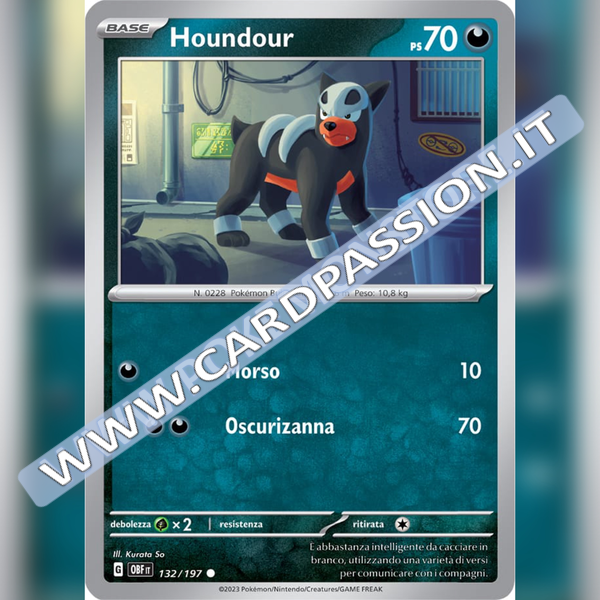 132/197 Houndour | Ossidiana Infuocata