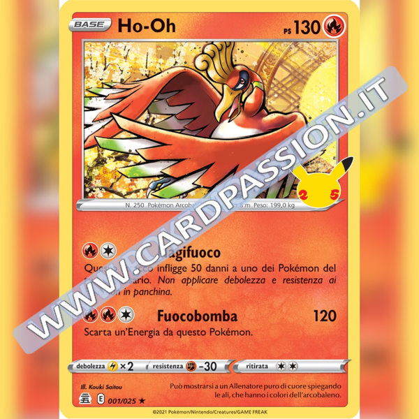 001/025 Ho-Oh Holo | Gran Festa - Card Passion