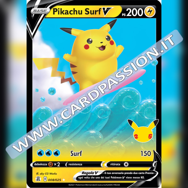 008/025 Pikachu Surf V | Gran Festa - Card Passion