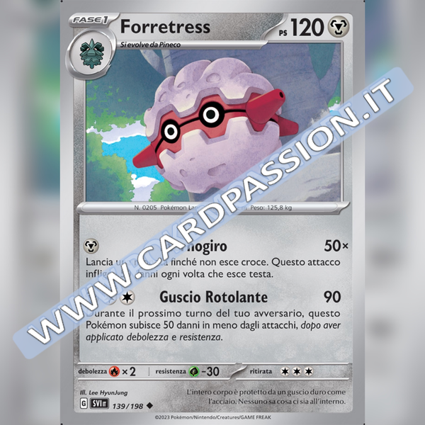 139/198 Forretress | Scarlatto e Violetto