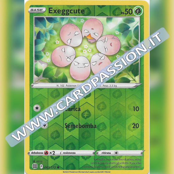 001/172 Exeggcute Reverse | Astri Lucenti - Card Passion