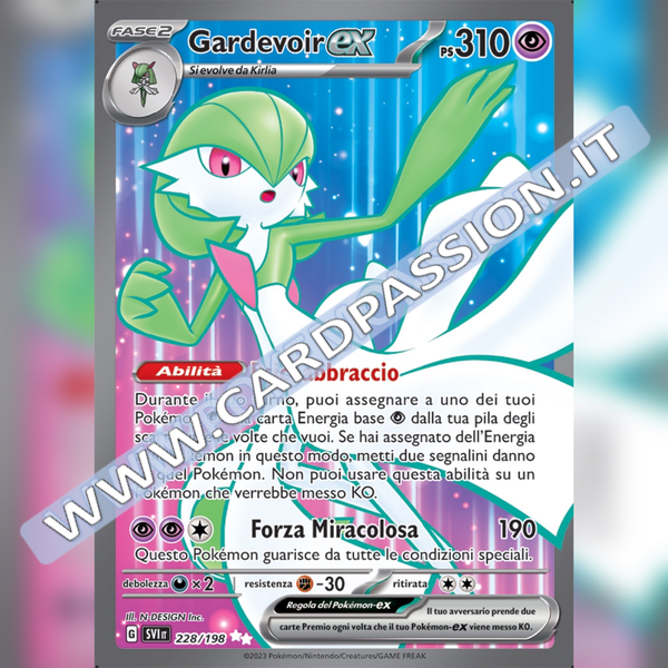 228/198 Gardevoir ex (Full Art) | Scarlatto e Violetto