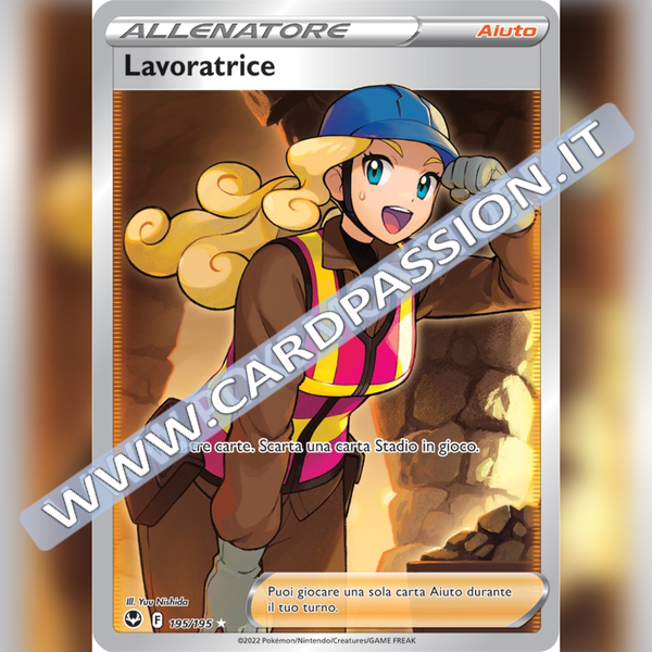 195/195 Lavoratrice (Full Art) | Tempesta Argentata