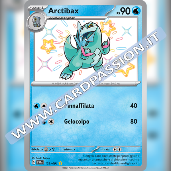 129/091 Arctibax Shiny | Destino di Paldea